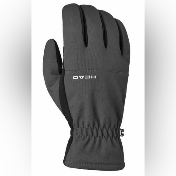 HEAD Men’s Waterproof Hybrid Gloves-Gray/ Size: Medium (NWT) - Picture 2 of 8